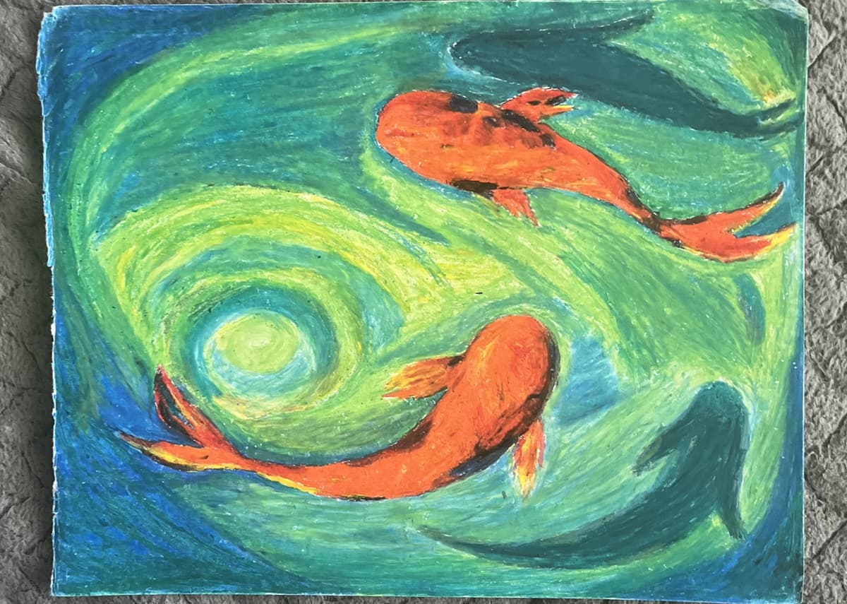 Young Artist's Ocean Paintings Blend Aesthetic Beauty with Environmental Advocacy